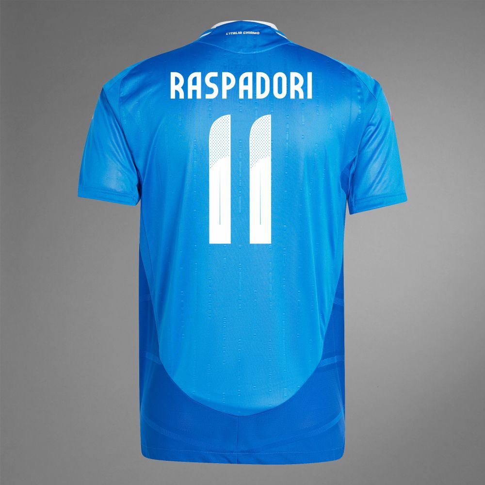 2024 Italy RASPADORI 11 Home Jersey (Player Version) 2024 Italy RASPADORI 11 Home Jersey (Player Version)