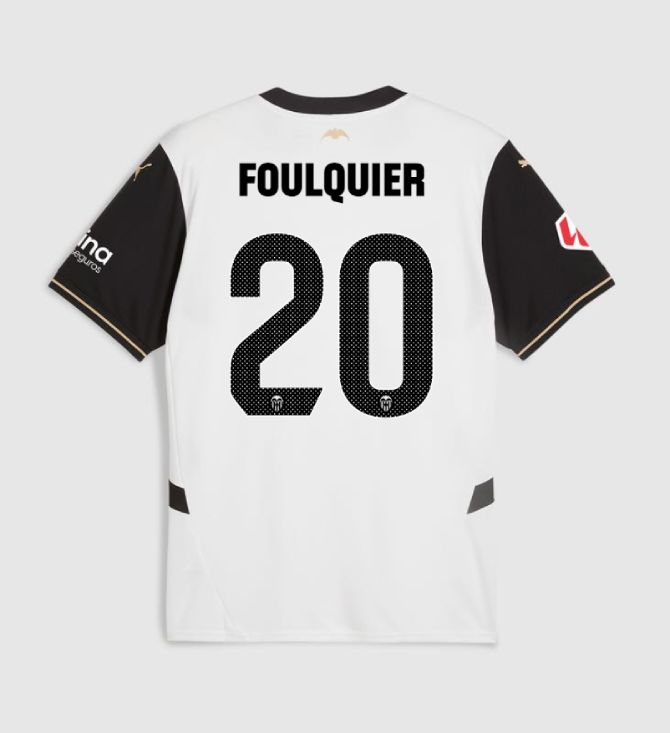 24-25 Valencia Home FOULEVER 20 Jersey