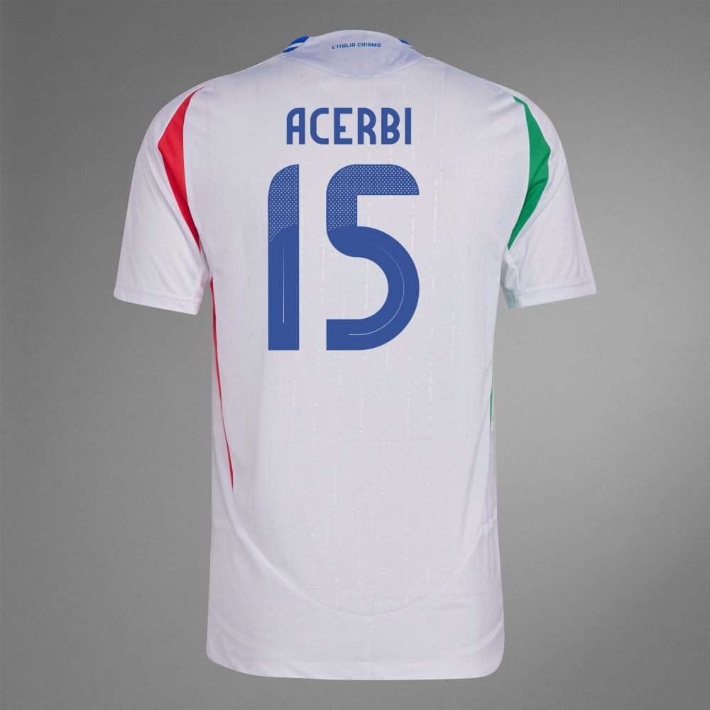 2024 Italy ACERBI 15 Away Jersey (Player Version) 2024 Italy ACERBI 15 Away Jersey (Player Version)