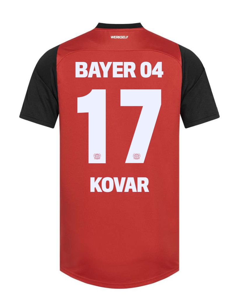 24-25 Bayer Leverkusen Kovar 17 Home Soccer Jersey 24-25 Bayer Leverkusen Kovar 17 Home Soccer Jersey