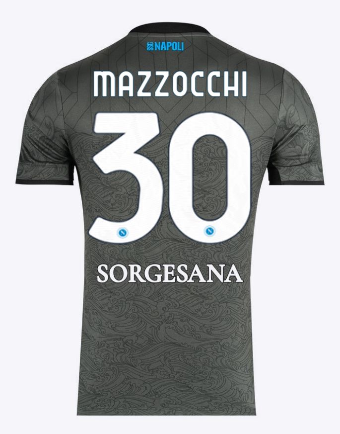 24-25 Napoli Third 30 Mazzocchi Jersey