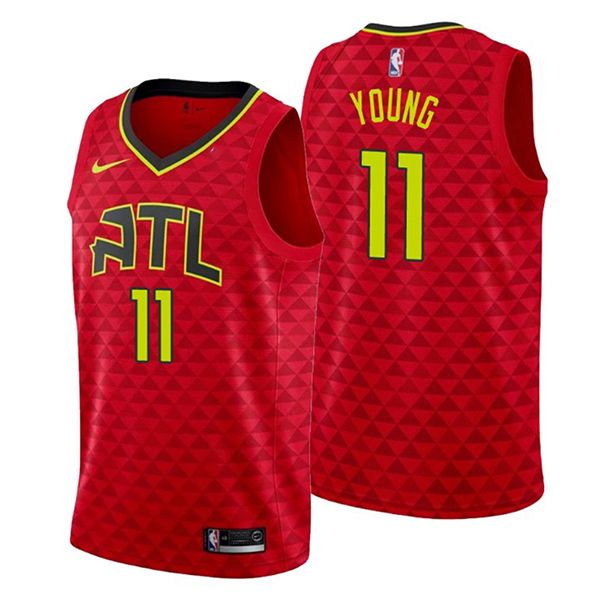 Atlanta Hawks Trae Young Red Basketball Jersey