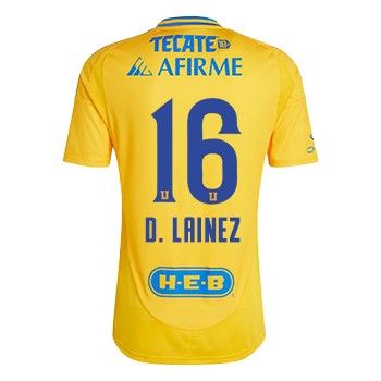 Tigres UANL Home D. LAINEZ 16 Jersey 24-25 Tigres UANL Home D. LAINEZ 16 Jersey 24-25