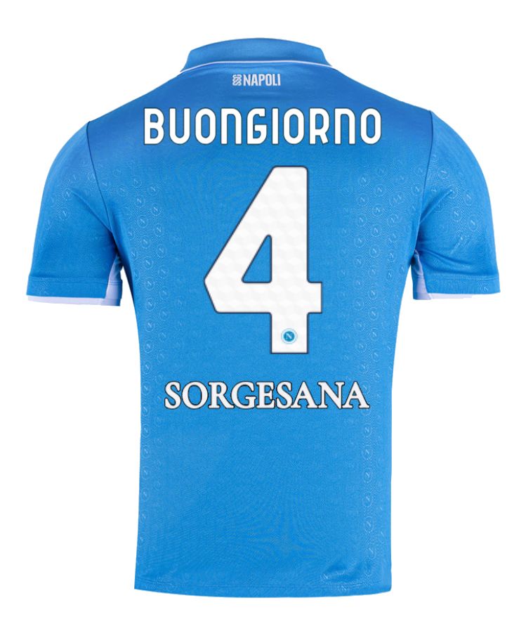 24-25 Napoli Home 4 Buongiorno Jersey