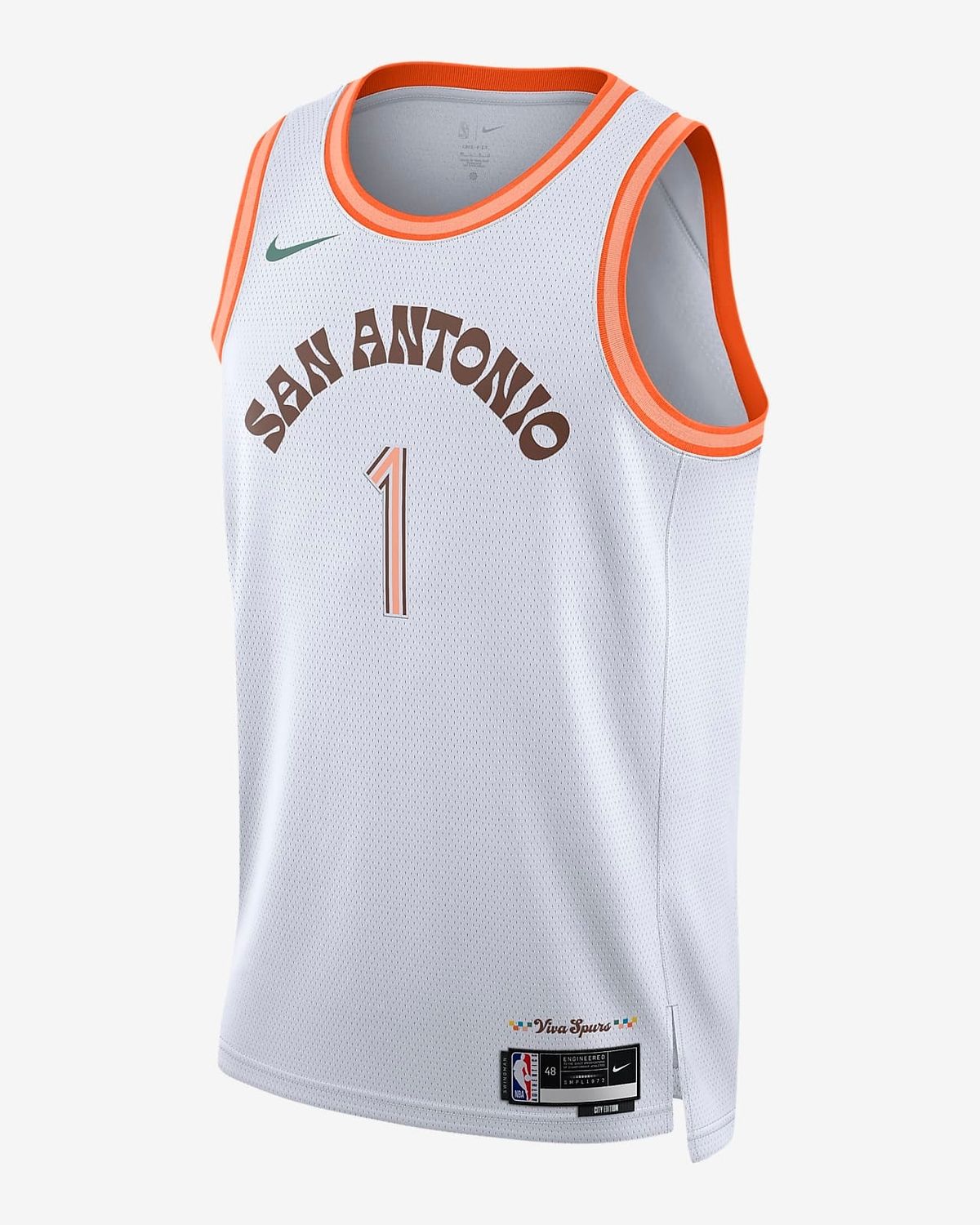 2023-24 San Antonio Spurs Victor Wembanyama 1 City Edition Jersey