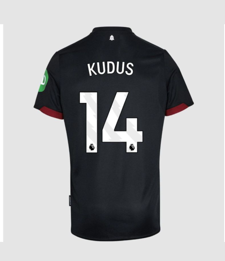 24-25 West Ham United Away KUDUS 14 Jersey