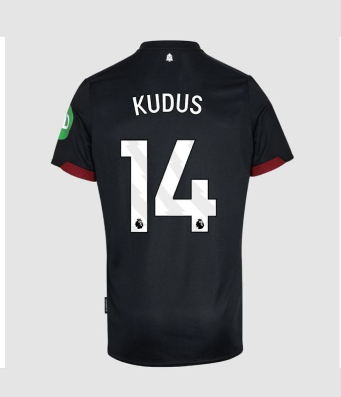 24-25 West Ham United Away KUDUS 14 Jersey