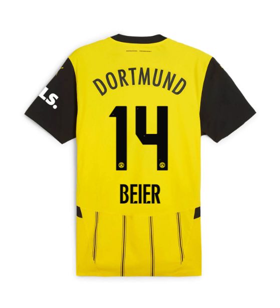 24-25 Borussia Dortmund Home Beier 14 Jersey 24-25 Borussia Dortmund Home Beier 14 Jersey