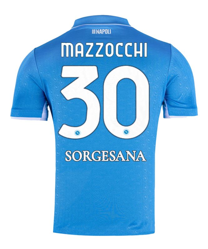 24-25 Napoli Home 30 Mazzocchi Jersey