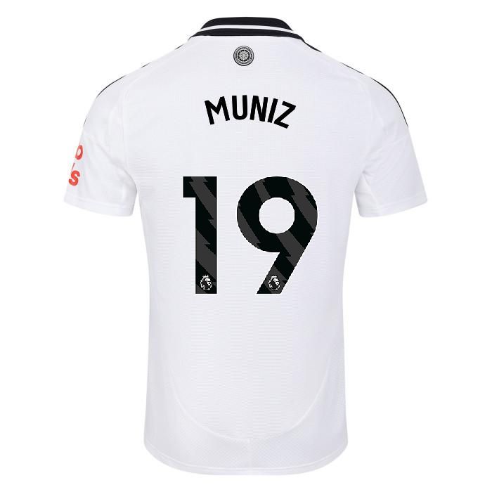 24-25 Fulham MUNIZ 19 Home Jersey
