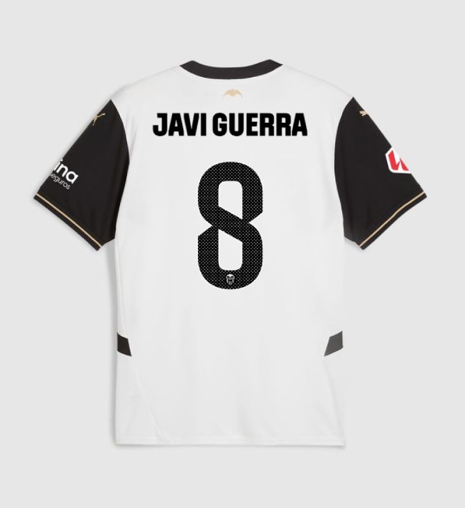 24-25 Valencia Home JAVI GUERRA 8 Jersey 24-25 Valencia Home JAVI GUERRA 8 Jersey