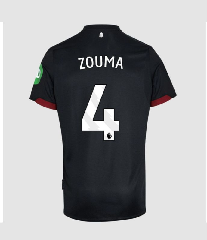 24-25 West Ham United Away ZOUMA 4 Jersey