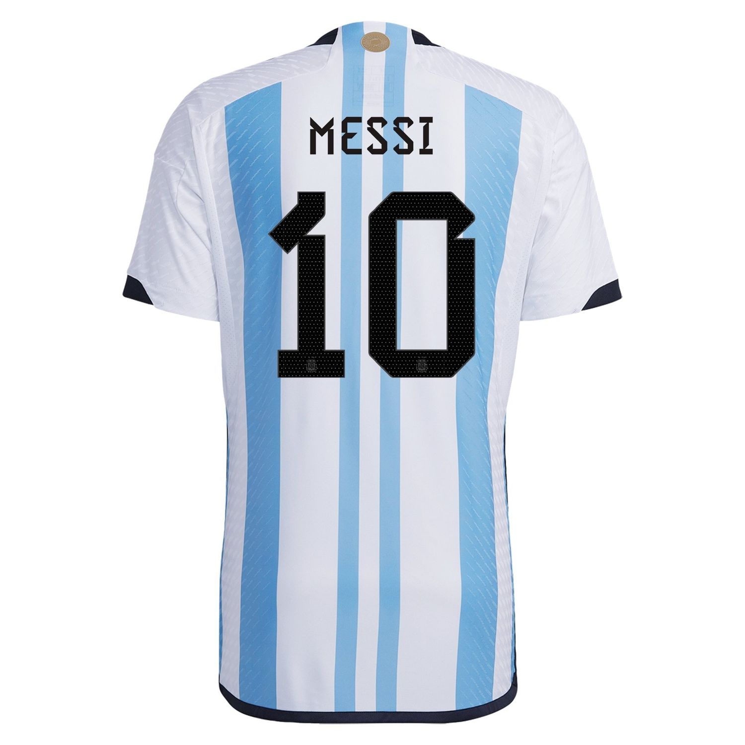 Argentina World Cup 3 Star Messi 10 Home Jersey 2022 (Player Version) Argentina World Cup 3 Star Messi 10 Home Jersey 2022 (Player Version)