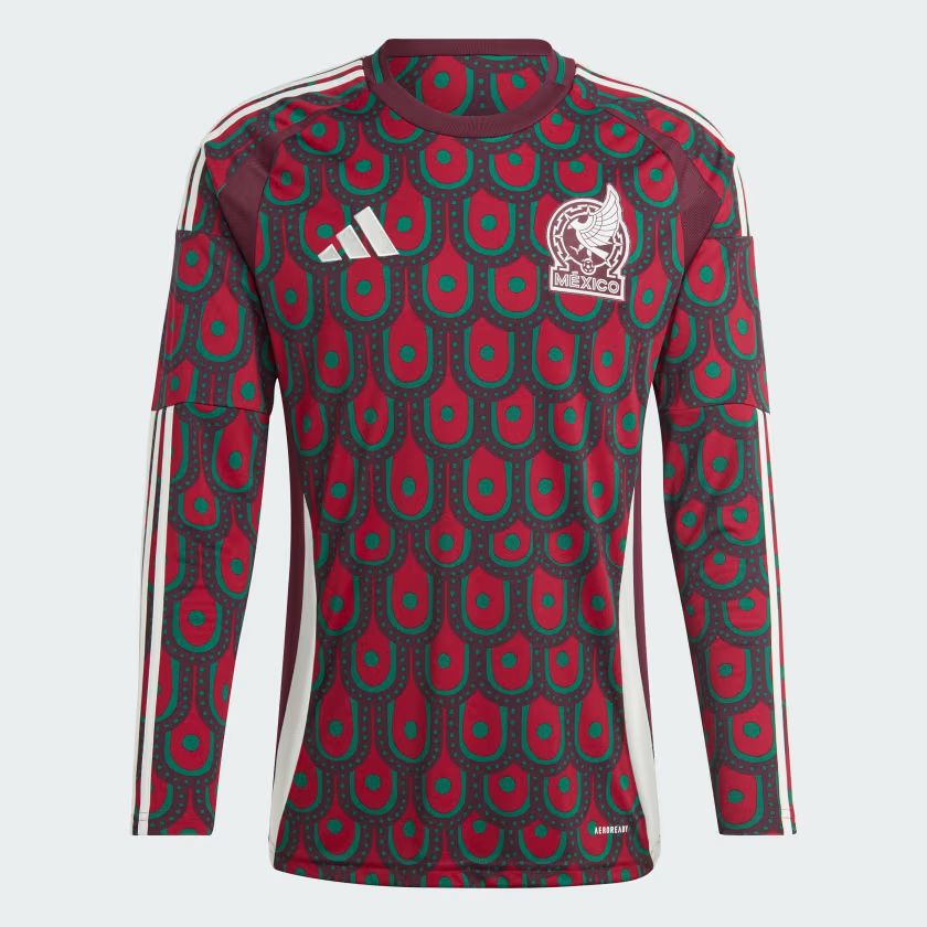 2024 Mexico Home Long Sleeve Jersey