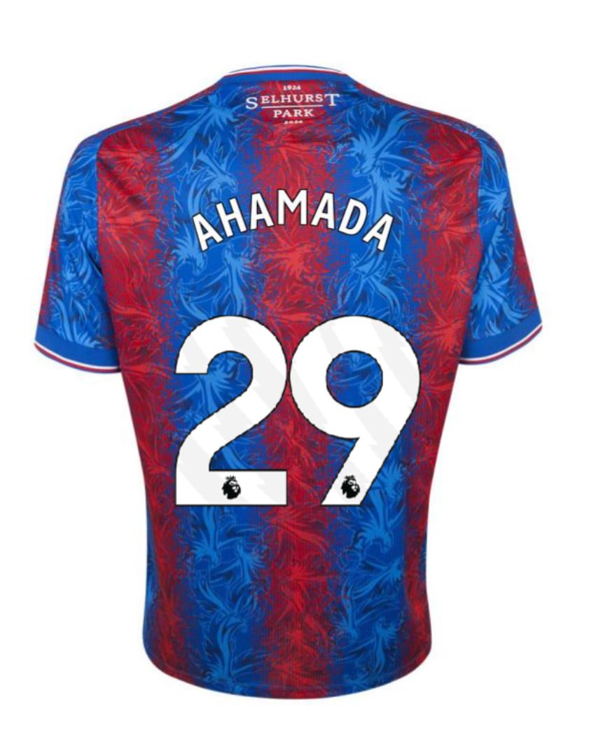 Crystal Palace Home AHAMADA 29 Jersey 24-25 Crystal Palace Home AHAMADA 29 Jersey 24-25