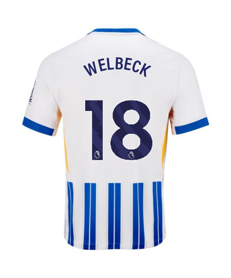 24-25 Brighton & Hove Albion WELBECK 18 Home Jersey