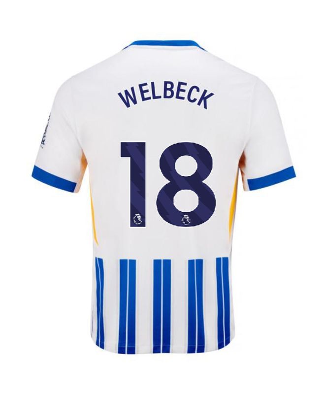 24-25 Brighton & Hove Albion WELBECK 18 Home Jersey