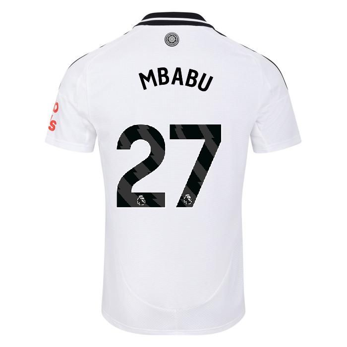24-25 Fulham MBABU 27 Home Jersey