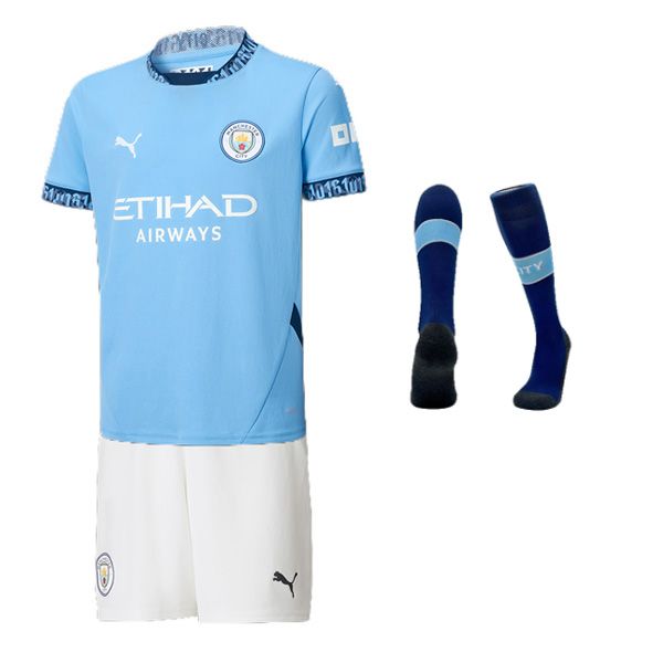 24-25 Manchester City Home Kids Full Kit 24-25 Manchester City Home Kids Full Kit