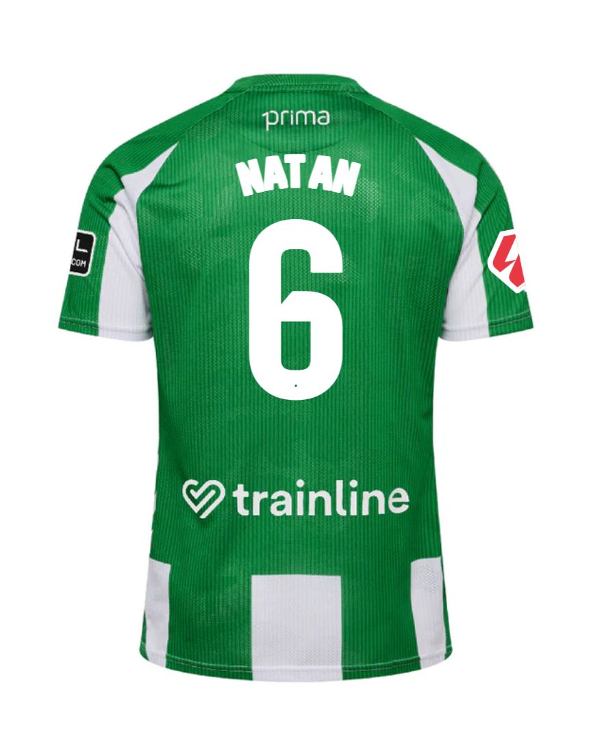 25-26 Real Betis Home NATAN 6 Jersey