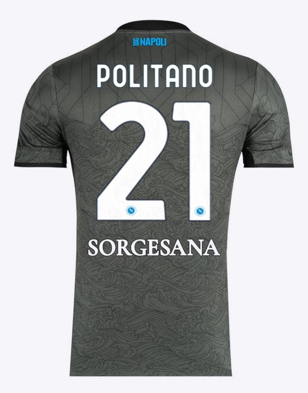 24-25 Napoli Third 21 Politano Jersey