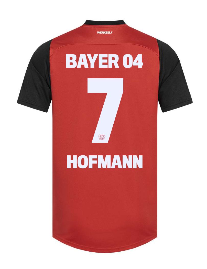 24-25 Bayer Leverkusen Hofmann 7 Home Soccer Jersey 24-25 Bayer Leverkusen Hofmann 7 Home Soccer Jersey