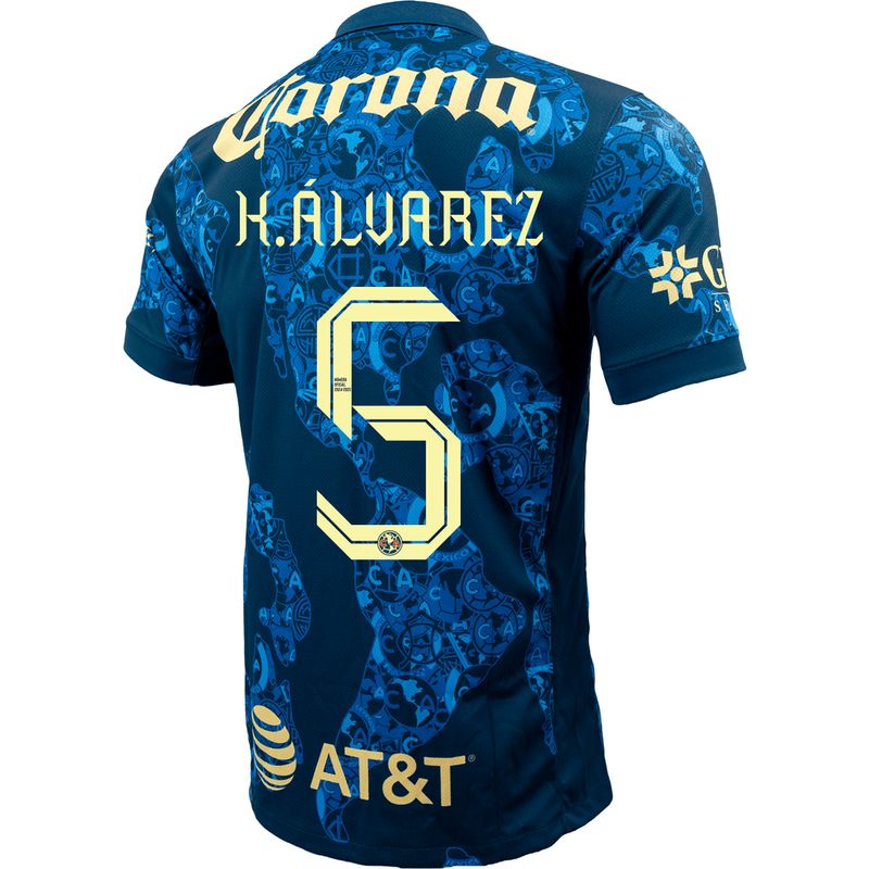 24-25 Club America K.Álvarez 5 Away Jersey