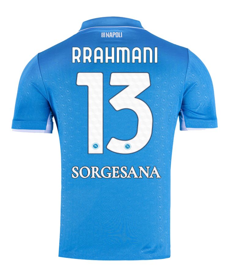 24-25 Napoli Home 13 Rrahmani Jersey 24-25 Napoli Home 13 Rrahmani Jersey