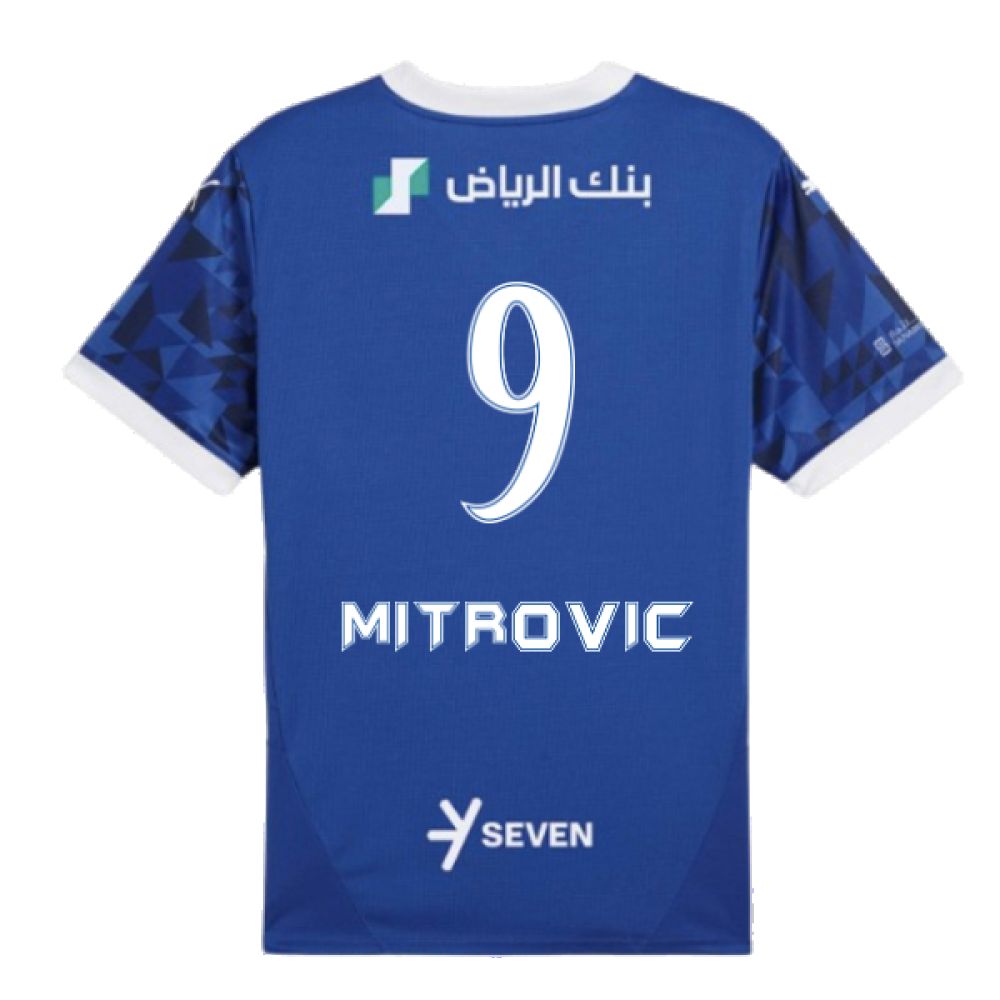 2024-2025 Al Hilal Home Mitrovic 9 Jersey 2024-2025 Al Hilal Home Mitrovic 9 Jersey