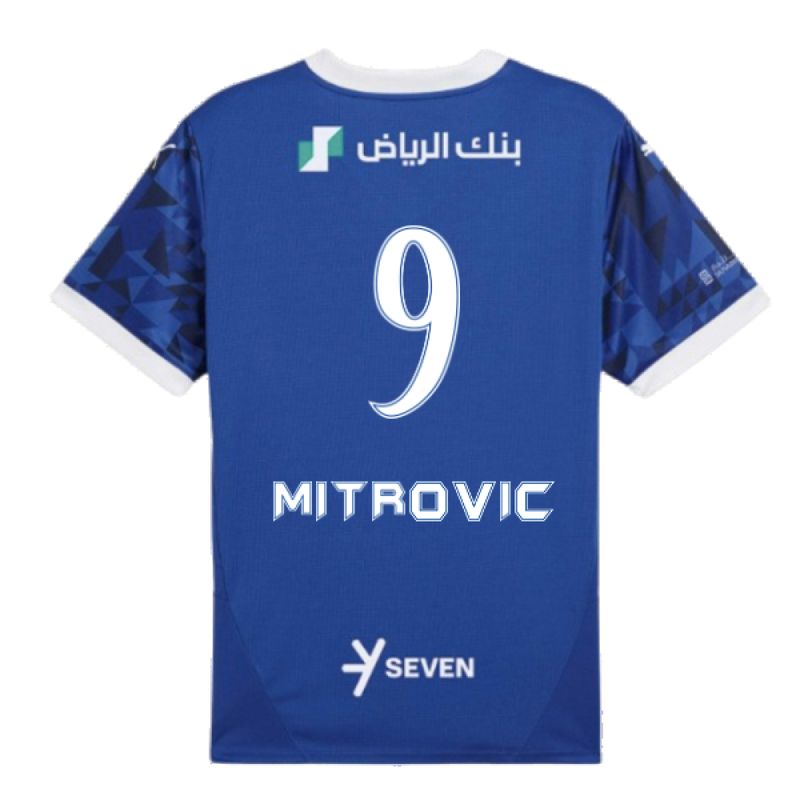 2024-2025 Al Hilal Home Mitrovic 9 Jersey