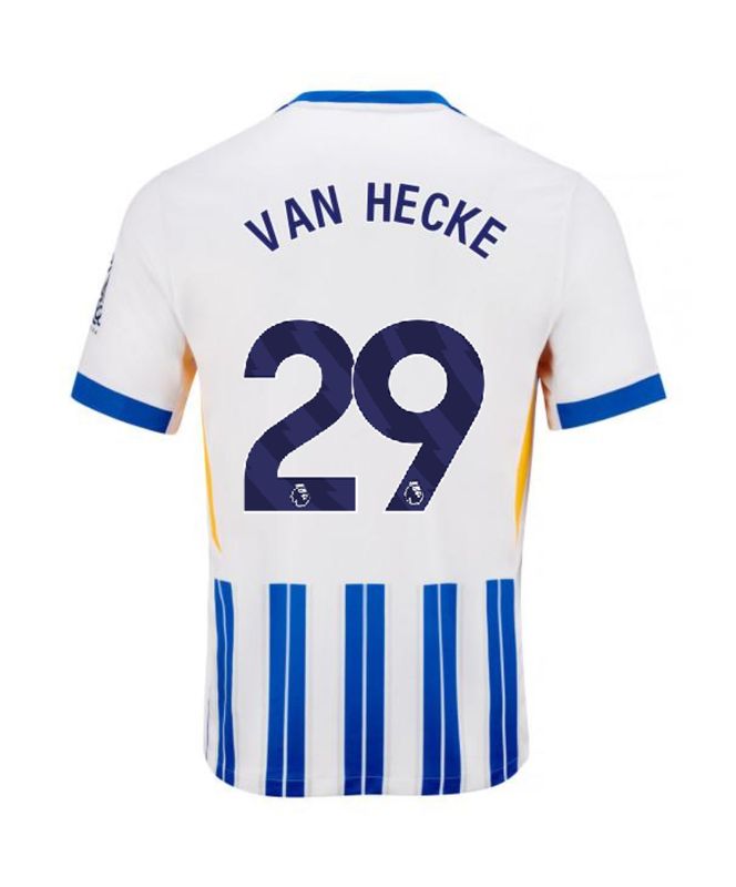 24-25 Brighton & Hove Albion VAN HECKE 29 Home Jersey