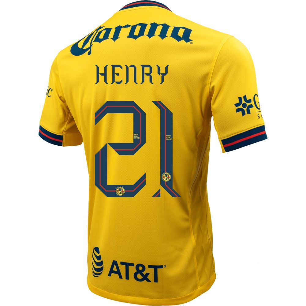 24-25 Club America HENRY 21 Home Jersey 24-25 Club America HENRY 21 Home Jersey