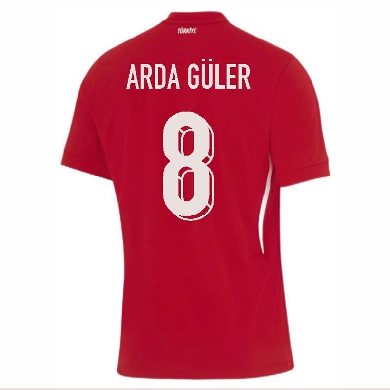 Turkey Arda Güler #8 Away Jersey 2024