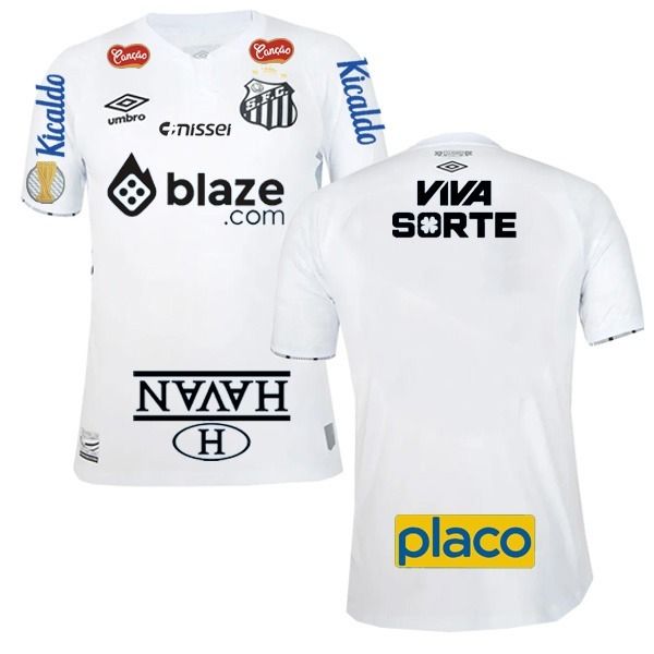 Santos FC Home Jersey with Campeonato Paulista patch 2024/25 (Full Sponsor)