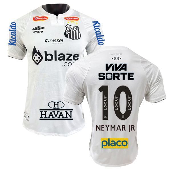24-25 Santos FC Home Full Sponsor Jersey Neymar JR #10 (Player Version)