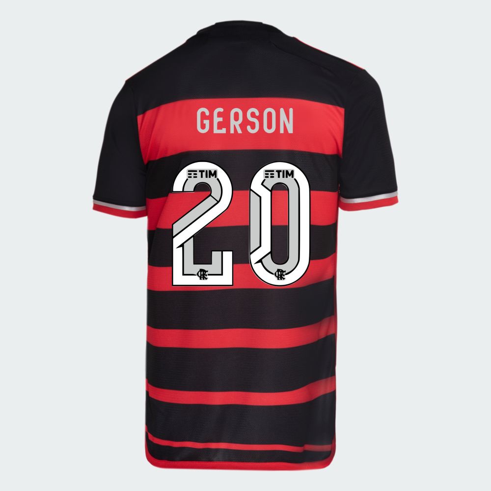 Flamengo Home Gerson 20 Jersey Shirt 2024/25 Flamengo Home Gerson 20 Jersey Shirt 2024/25