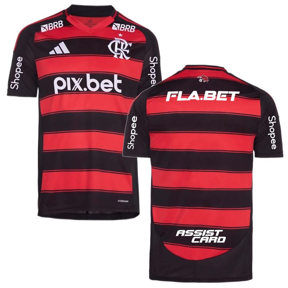 25-26 Flamengo Home Jersey Full Sponsor 25-26 Flamengo Home Jersey Full Sponsor