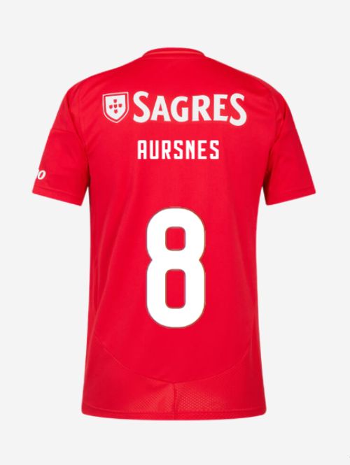24-25 Benfica Home AURSNES 8 Jersey 24-25 Benfica Home AURSNES 8 Jersey