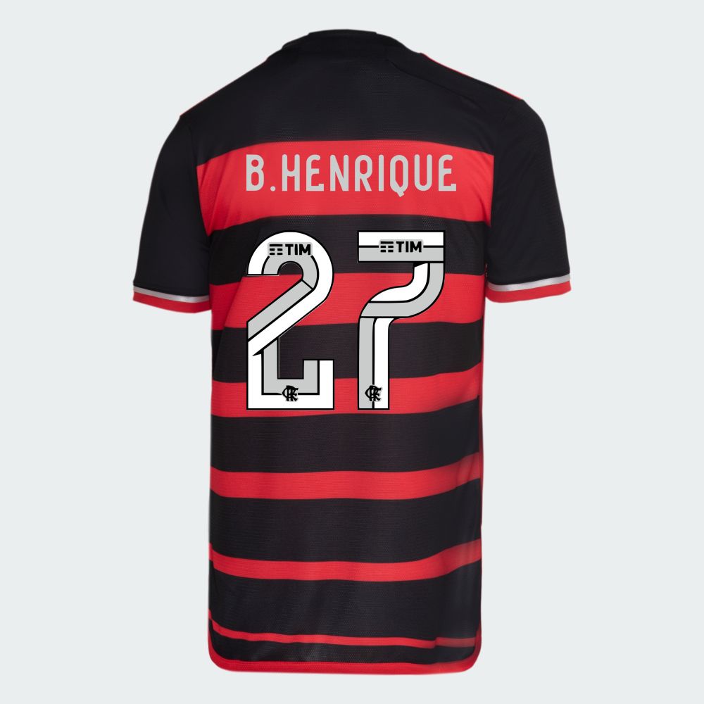 Flamengo Home B.HENRIQUE 27 Jersey Shirt 2024/25 Flamengo Home B.HENRIQUE 27 Jersey Shirt 2024/25