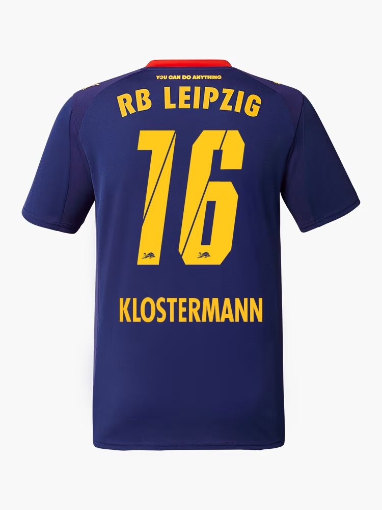 25-26 RB Leipzig Away KLOSTERMANN 16 Jersey 25-26 RB Leipzig Away KLOSTERMANN 16 Jersey