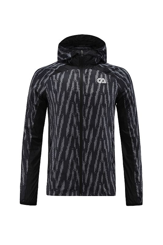 Men's Club America Black AWF Ranglan Windbreaker Jacket