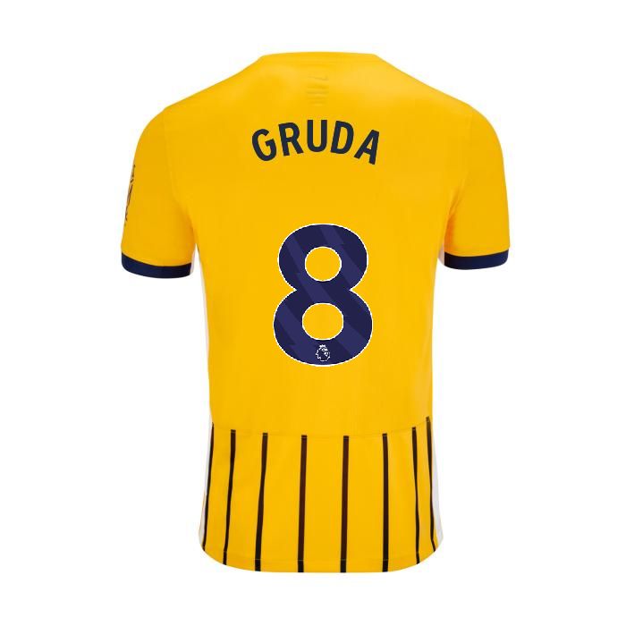 24-25 Brighton & Hove Albion GRUDA 8 Away Jersey