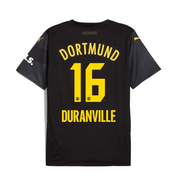 24-25 Borussia Dortmund Away Duranville 16 Jersey 24-25 Borussia Dortmund Away Duranville 16 Jersey