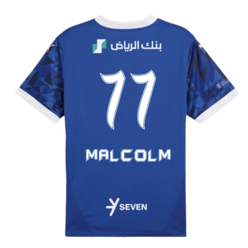 2024-2025 Al Hilal Home Malcolm 77 Jersey 2024-2025 Al Hilal Home Malcolm 77 Jersey