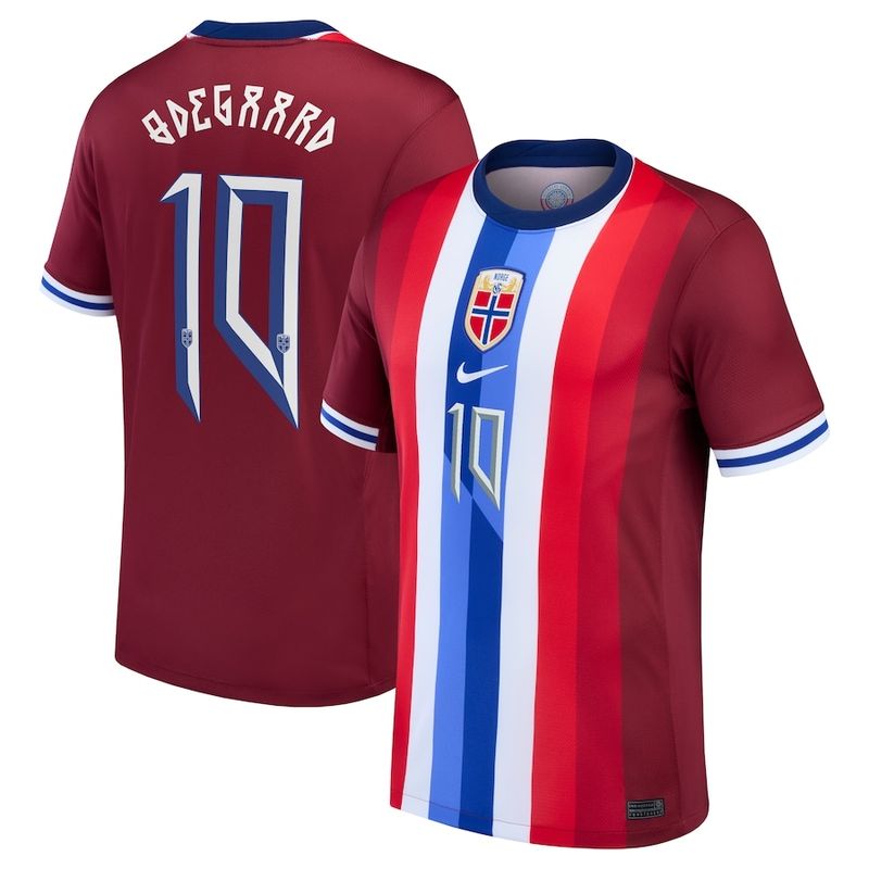 2024 Norway Home Jersey Martin Ødegaard #10