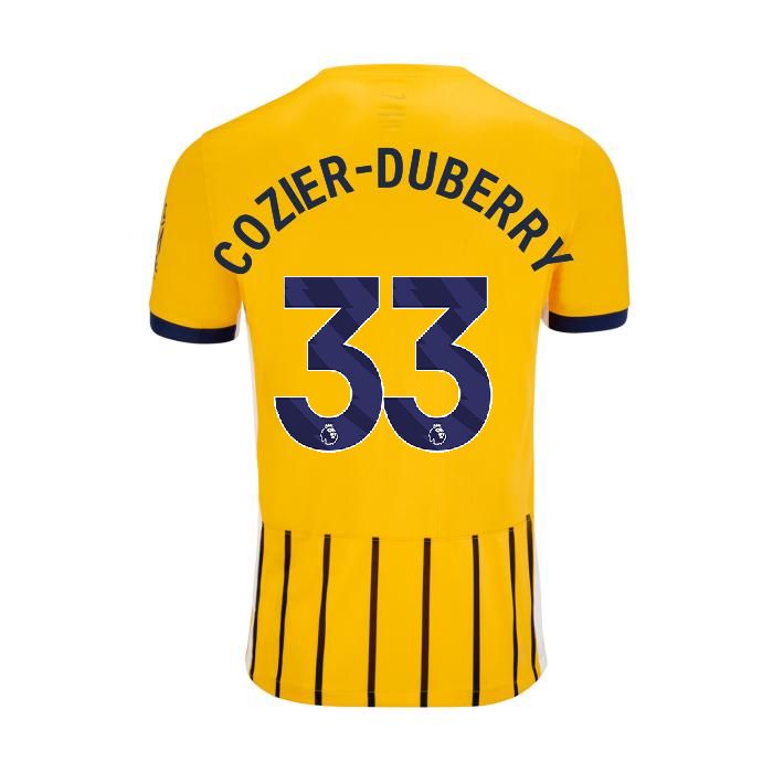 24-25 Brighton & Hove Albion COZIER-DUBERRY 33 Away Jersey