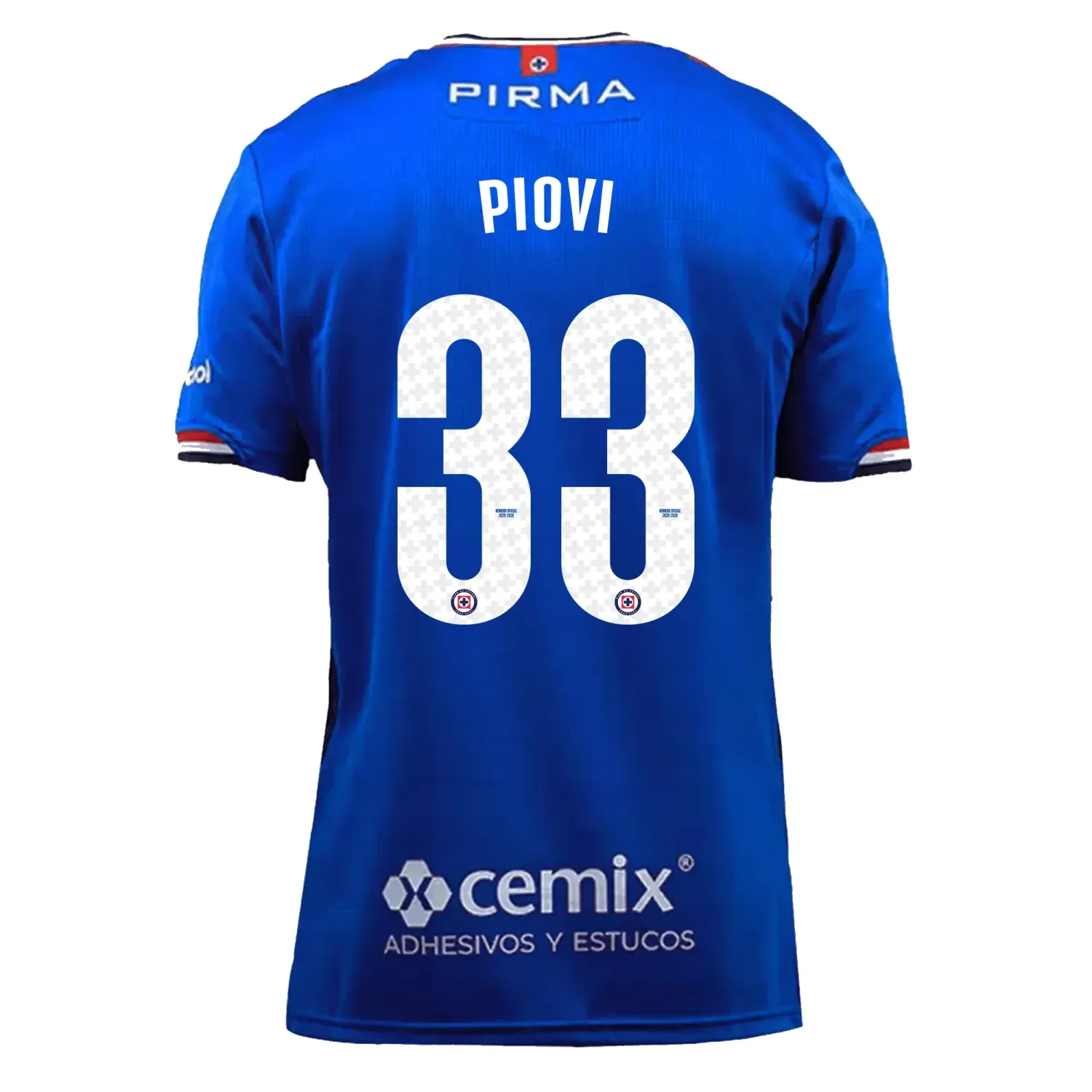 Cruz Azul Gonzalo Piovi 33 Home Jersey 2025/26 (Player Version) Cruz Azul Gonzalo Piovi 33 Home Jersey 2025/26 (Player Version)