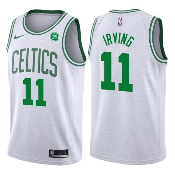 2017-2018 Boston Celtics Kyrie Irving Association White Jersey