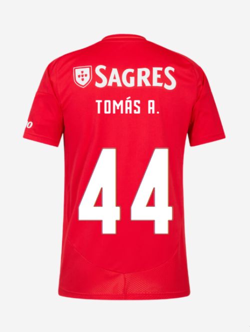24-25 Benfica Home TOMÁS A. 44 Jersey 24-25 Benfica Home TOMÁS A. 44 Jersey