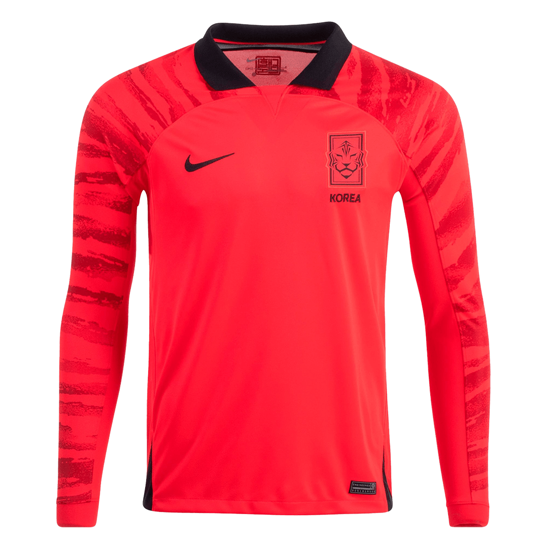 South Korea Home World Cup Long Sleeve Jersey 2022